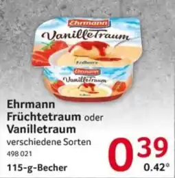 Selgros Ehrmann Früchtetraum oder Vanilletraum Angebot