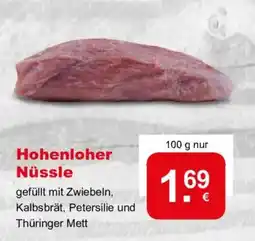 CAP Markt Hohenloher Nüssle Angebot