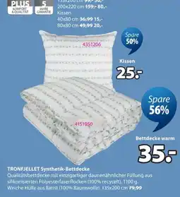 Jysk TRONFJELLET Synthetik-Bettdecke Angebot