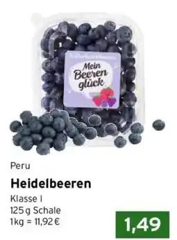 CAP Markt Mein Beeren glück Heidelbeeren Angebot