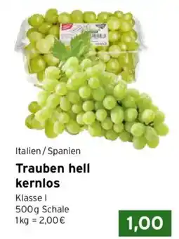 CAP Markt Trauben hell kernlos Angebot