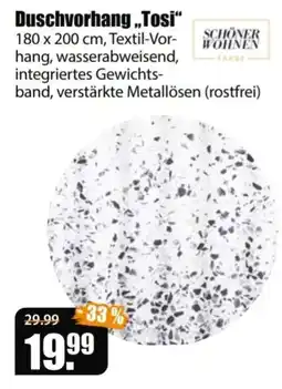 V Baumarkt Duschvorhang „Tosi“ Angebot