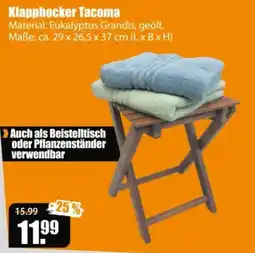 V Baumarkt Klapphocker Tacoma Angebot
