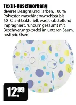 V Baumarkt Textil-Duschvorhang Angebot