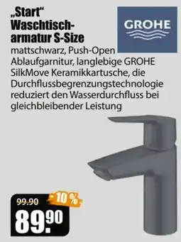 V Baumarkt „Start“ Waschtischarmatur S-Size GROHE Angebot