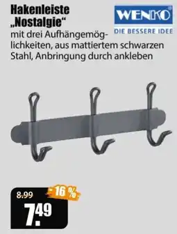 V Baumarkt Hakenleiste "Nostalgie" WENKO Angebot