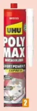 V Baumarkt UHU Poly Max Montagekleber Angebot