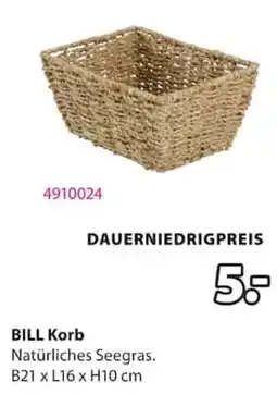 Jysk BILL Korb Angebot