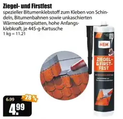 V Baumarkt Ziegel- und Firstfest MEM Angebot