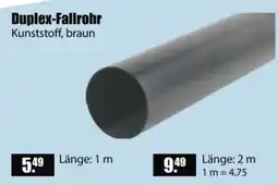 V Baumarkt Duplex-Fallrohr Angebot