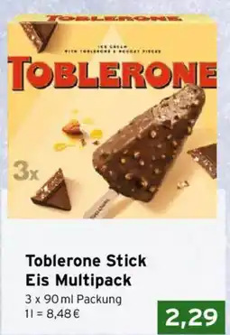CAP Markt Toblerone Stick Eis Multipack Angebot