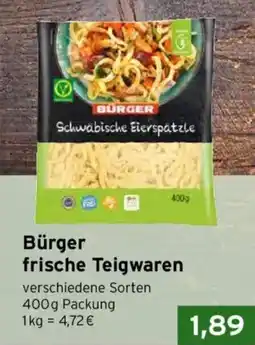 CAP Markt Bürger frische Teigwaren Angebot