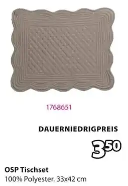 Jysk OSP Tischset Angebot