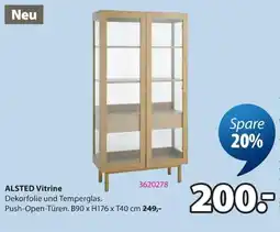 Jysk ALSTED Vitrine Angebot