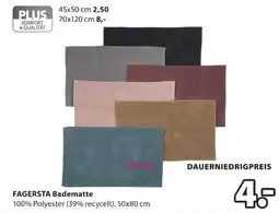 Jysk FAGERSTA Badematte Angebot