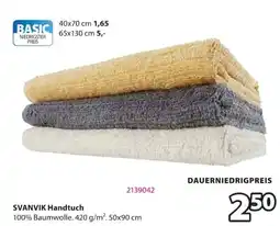 Jysk SVANVIK Handtuch Angebot