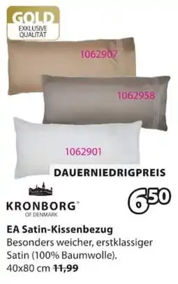Jysk KRONBORG EA Satin-Kissenbezug Angebot