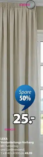 Jysk LEKA Verdunkelungs-Vorhang Angebot