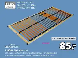 Jysk DREAMZONE TUNDRA FIX Lattenrost Angebot