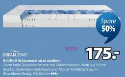 Jysk DREAMZONE GLUNKA Schaummatratze medium Angebot