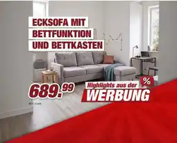 Poco ECKSOFA MIT BETTFUNKTION UND BETTKASTEN Angebot