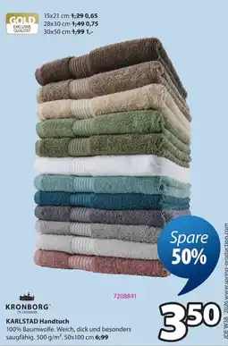 Jysk KARLSTAD Handtuch Angebot