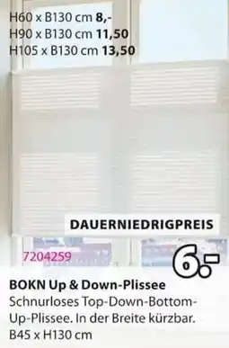 Jysk BOKN Up & Down-Plissee Angebot