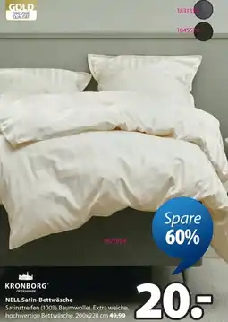 Jysk KRONBORG NELL Satin-Bettwäsche Angebot