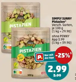 PENNY SIMPLY SUNNY Pistazien Angebot