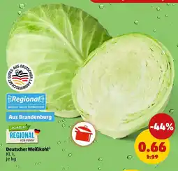 PENNY Deutscher Weißkohl Angebot