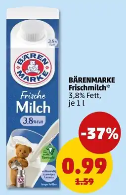 PENNY BÄRENMARKE Frischmilch Angebot