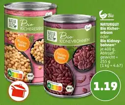 PENNY NATURGUT Bio Kichererbsen oder Bio Kidneybohnen Angebot