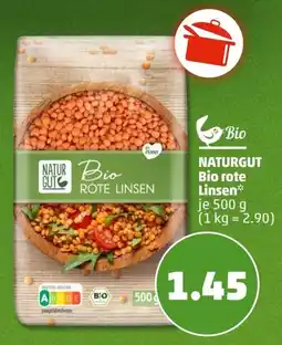 PENNY NATURGUT Bio rote Linsen Angebot