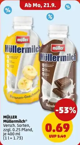 PENNY Müller Müllermilch Angebot