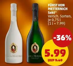 PENNY Fürst von Metternich Sekt Angebot