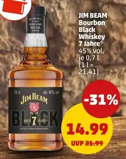 PENNY Jim Beam Bourbon Black Whiskey 7 Jahre Angebot