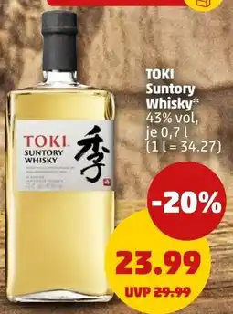 PENNY TOKI Suntory Whisky Angebot
