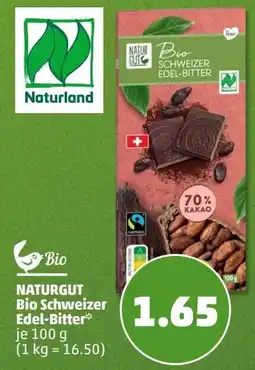 PENNY NATURGUT Bio Schweizer Edel-Bitter Angebot