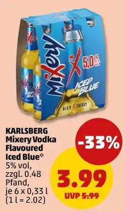PENNY KARLSBERG Mixery Vodka Flavoured Iced Blue Angebot