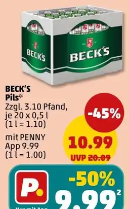 PENNY BECK'S Pils Angebot