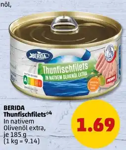 PENNY BERIDA Thunfischfilets Angebot