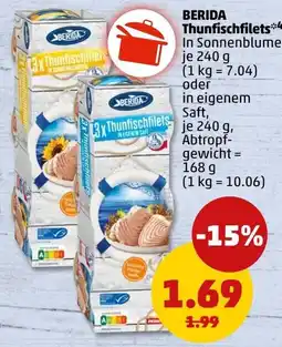 PENNY BERIDA Thunfischfilets Angebot