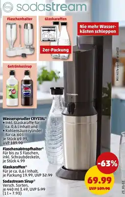 PENNY Sodastream Wassersprudler CRYSTAL Angebot