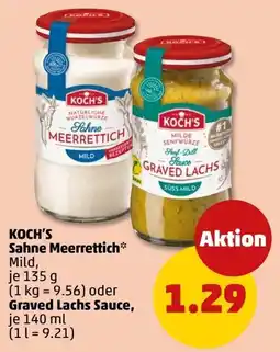 PENNY Koch's Sahne Meerrettich* Angebot