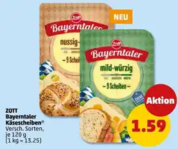 PENNY ZOTT Bayerntaler Käsescheiben* Angebot