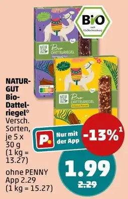 PENNY NATUR-GUT Bio-Dattelriegel Angebot