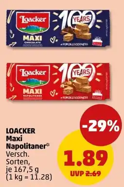 PENNY Loacker Maxi Napolitaner Angebot