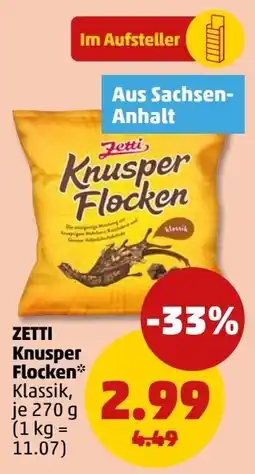 PENNY ZETTI Knusper Flocken* Klassik Angebot