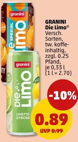 PENNY granini Die Limo* Angebot