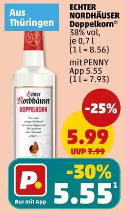 PENNY Echter Nordhäuser Doppelkorn Angebot